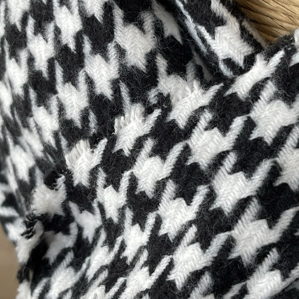 100% Cashmere Scarf Made In Scotland Luxury Knit Plaid Fringe Muffler Unisex - Picture 4 of 7